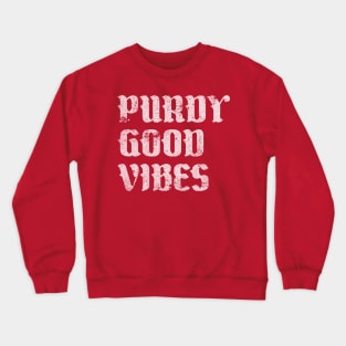 Retro Purdy Good Vibes Crewneck Sweatshirt